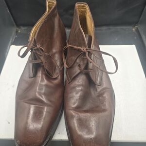 Men's‎ Brown Leather Chukka Boots